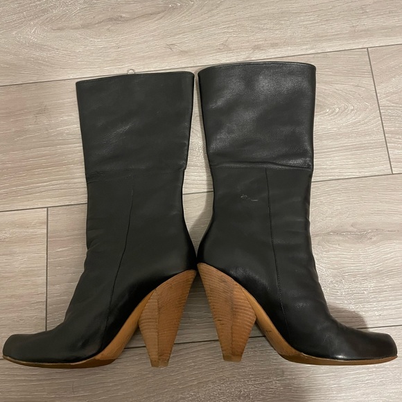 Belle by Sigerson Morrison Leather Boots - Picture 4 of 9